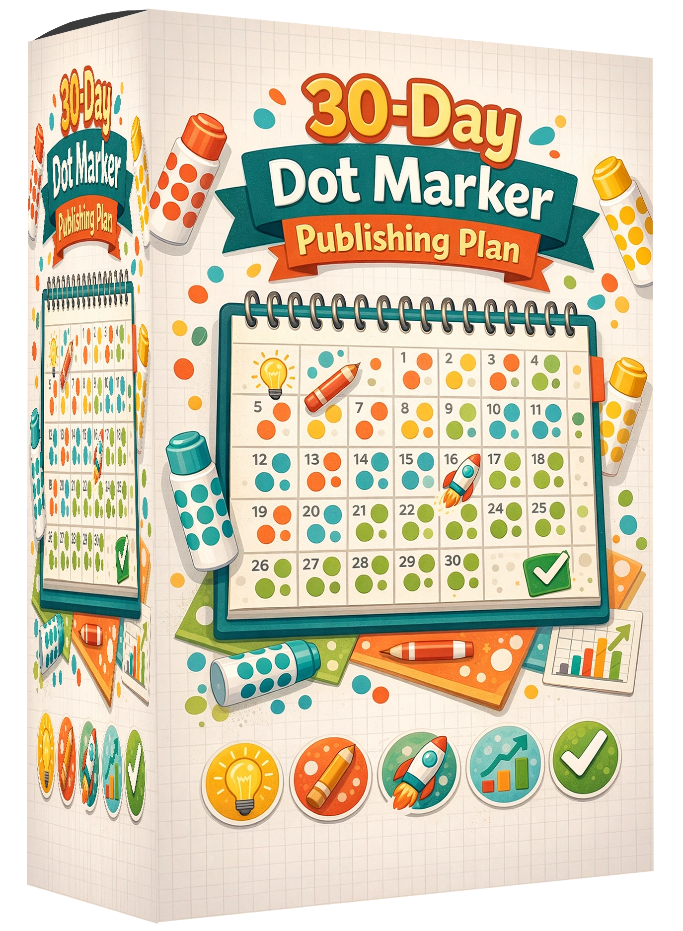 30 Day Dot Marker Publishing Plan