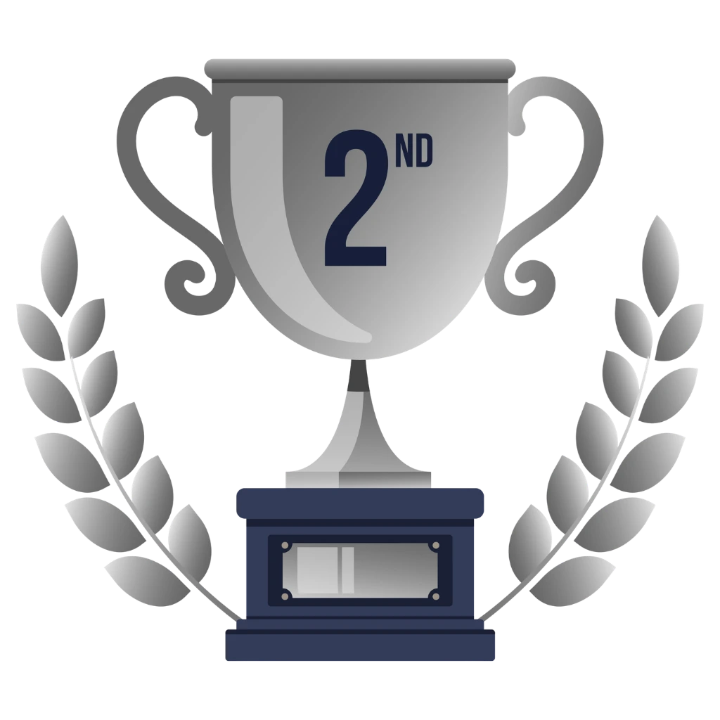 2nd place trophy
