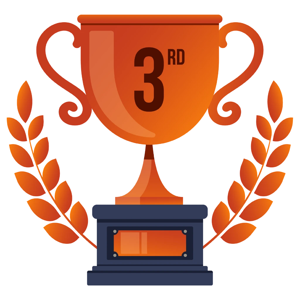 3rd place trophy